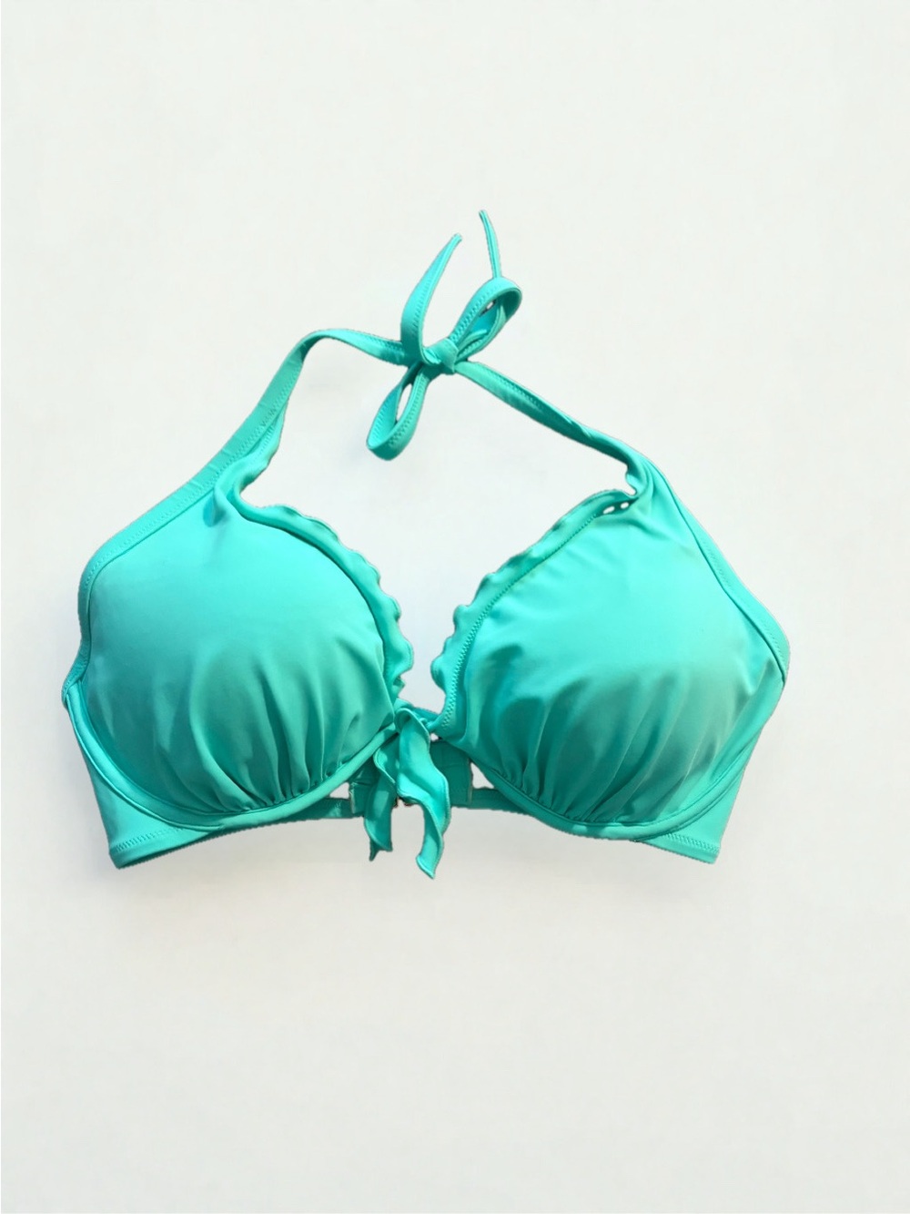 Victoria's Secret Turquoise Halter Bikini Top
